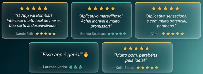 Depoimentos de usuários do XPUNTO